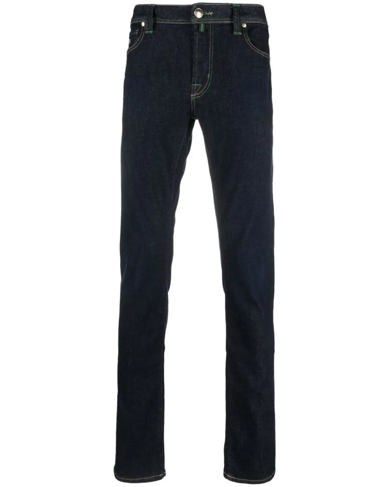 Tramarossa Halbhohe Leonardo Straight-Leg-Jeans Blau