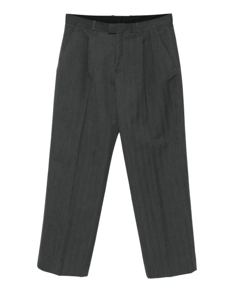 Our Legacy Slack pinstripe trousers - Grau Grau