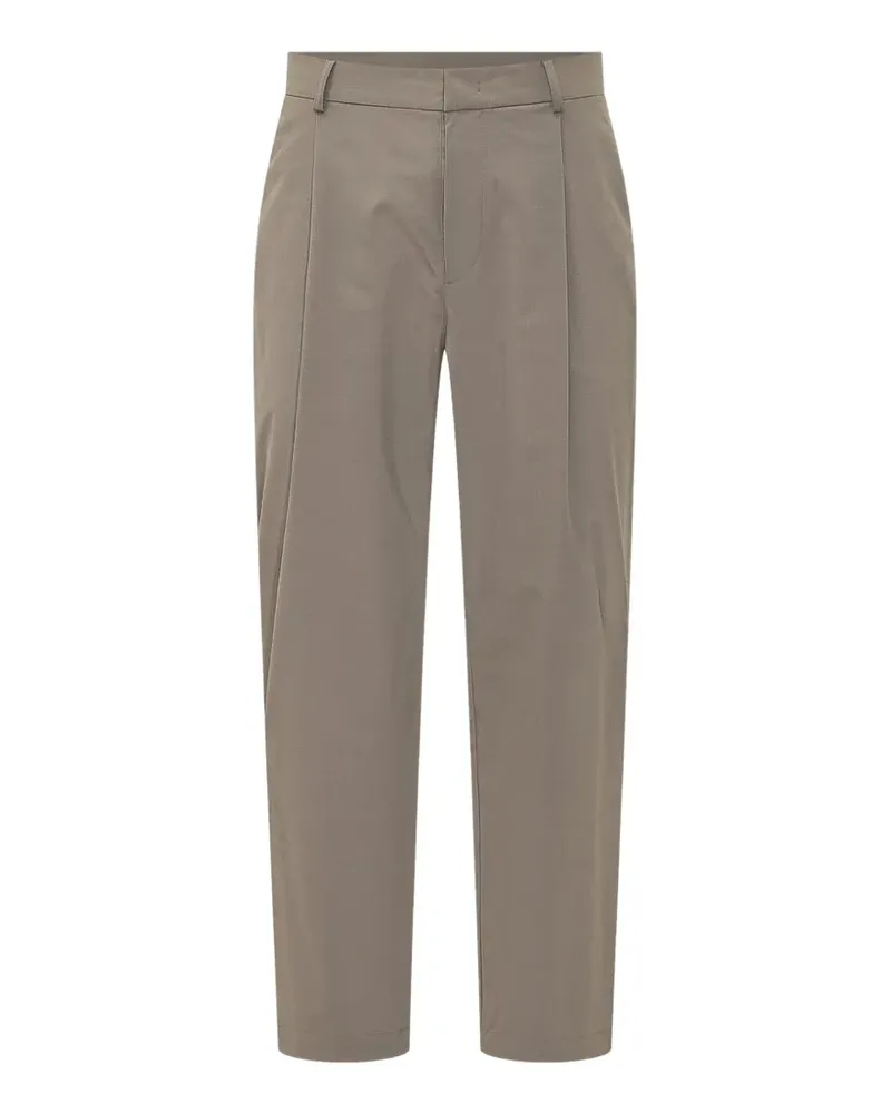 DUNO Davi Tapered-Hose mit Falten - Nude Nude