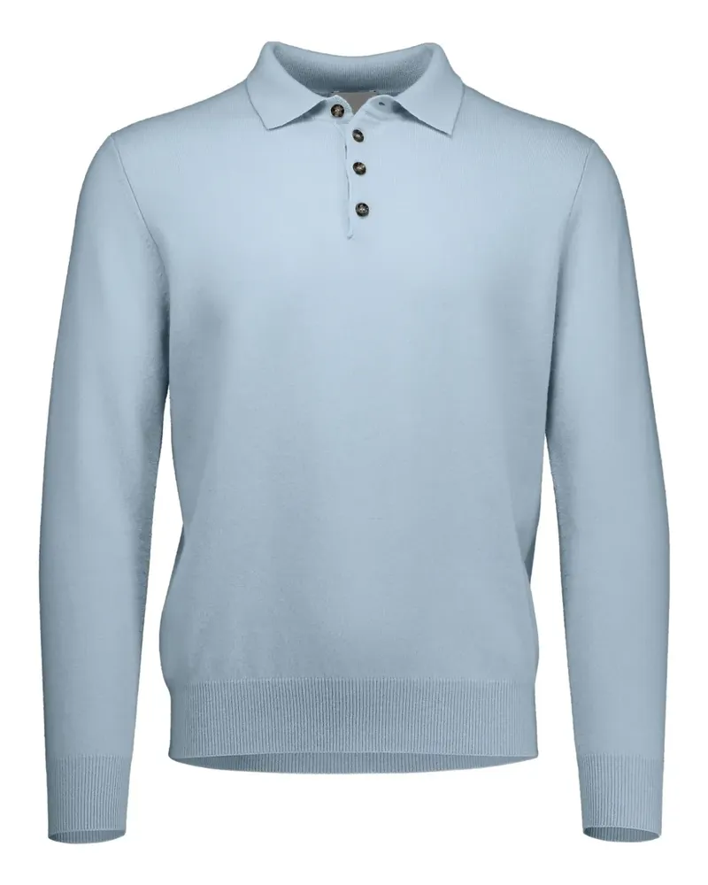 ALLUDE Poloshirt aus Kaschmir - Blau Blau