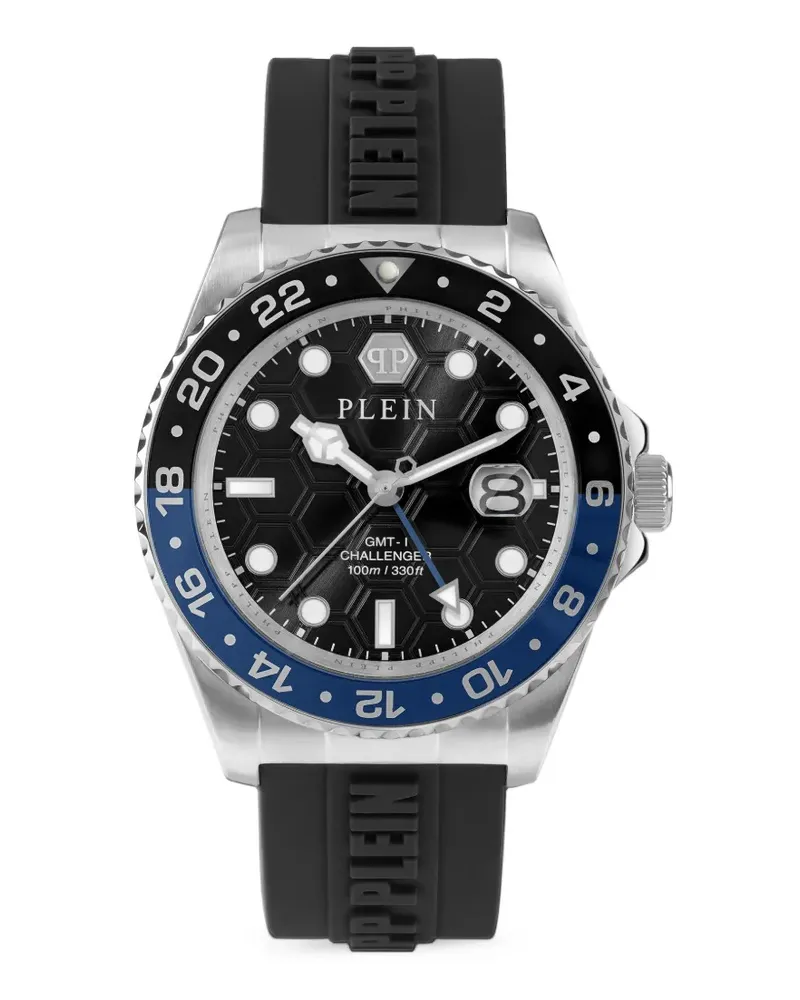 Philipp Plein GMT-I Challenger 44mm watch - Schwarz Schwarz