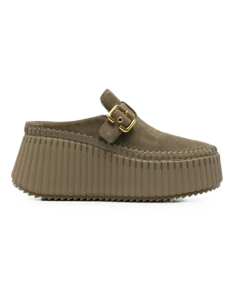 Chloé Nama mules - Grün Grün