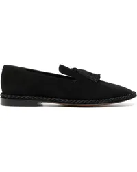 Robert Clergerie Loafer aus Wildleder Black