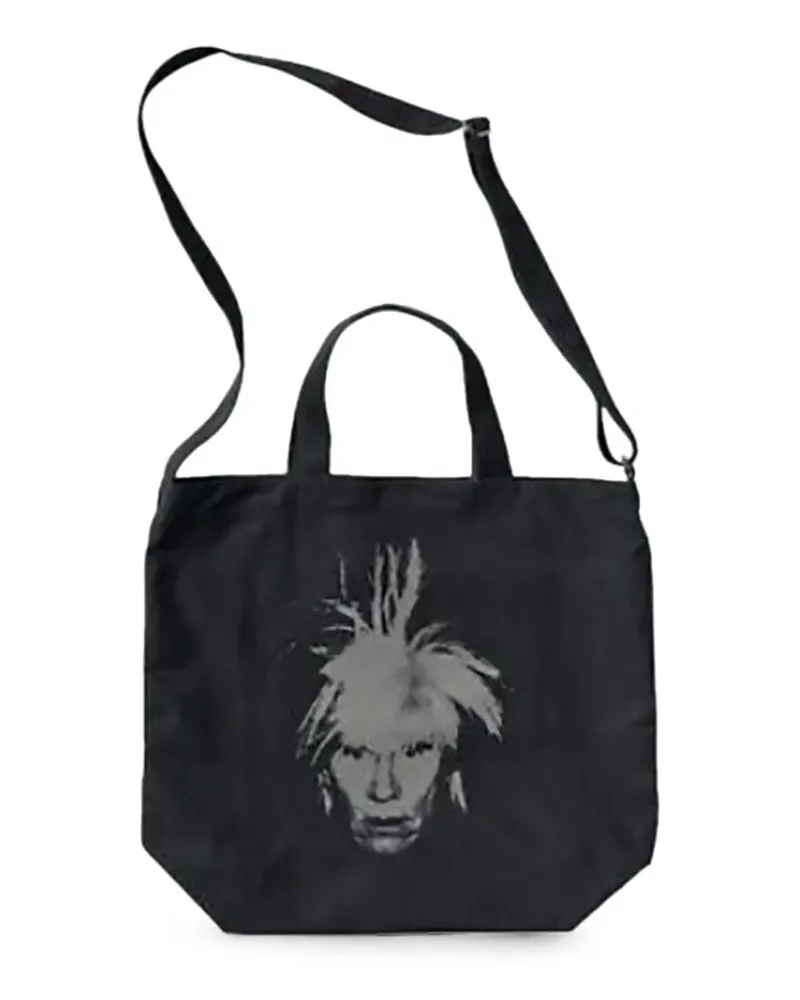 KAWS x Uniqlo Warhol tote bag - Schwarz Schwarz