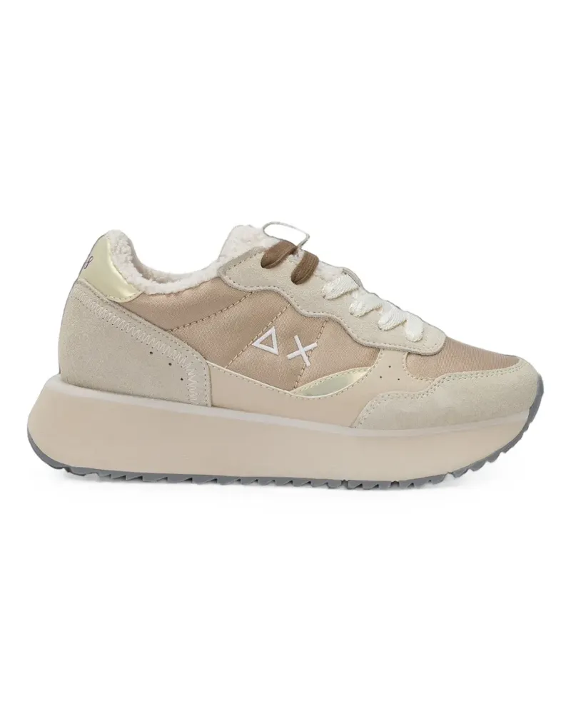 Sun68 Sneakers mit Logo-Stickerei - Nude Nude