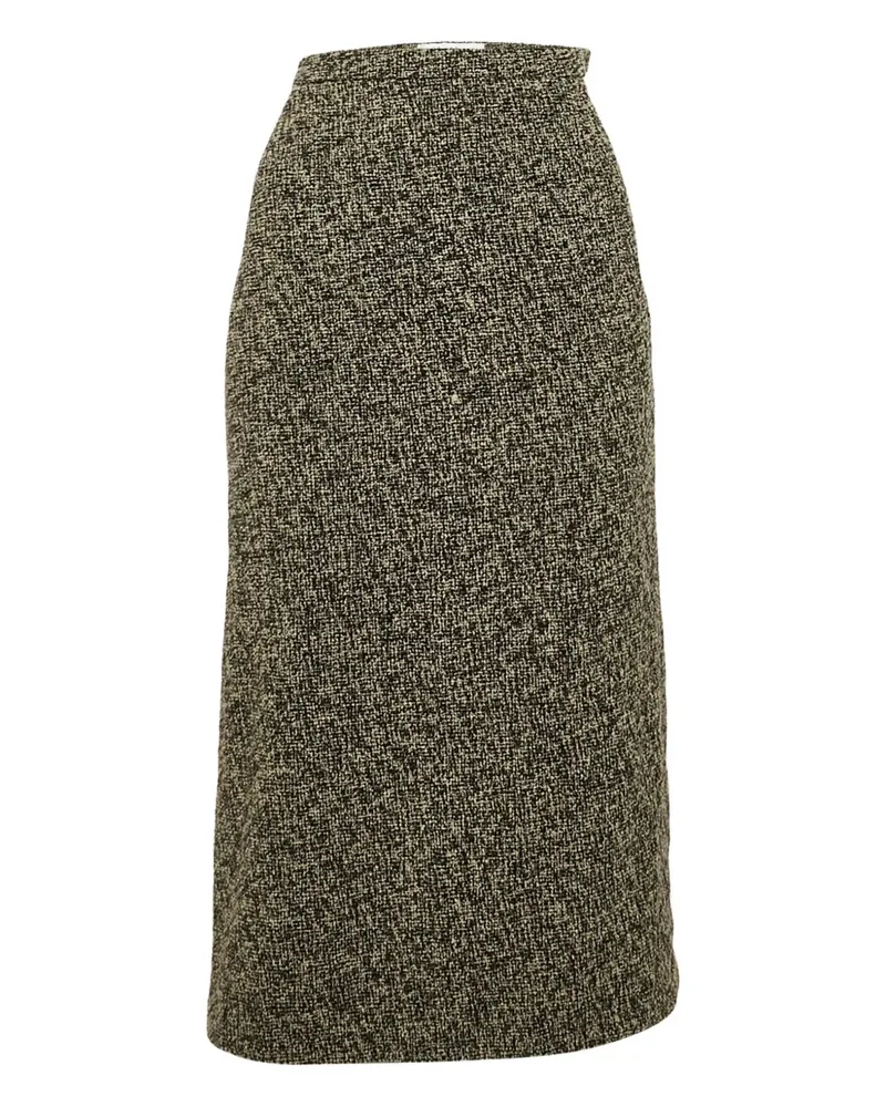 Max Mara Pre-owned Tweed-Midirock - Grau Grau