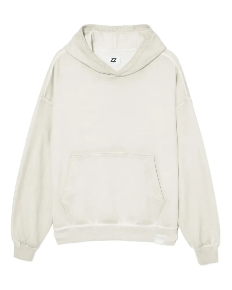 Izzue Hoodie mit Applikation - Nude Nude