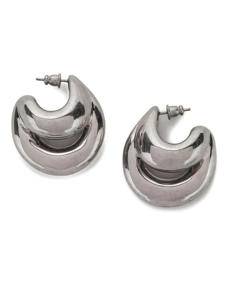 PANCONESI Double Blow Up Ohrringe - Silber Silber