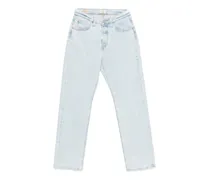 Geknöpfte Jeans - Blau