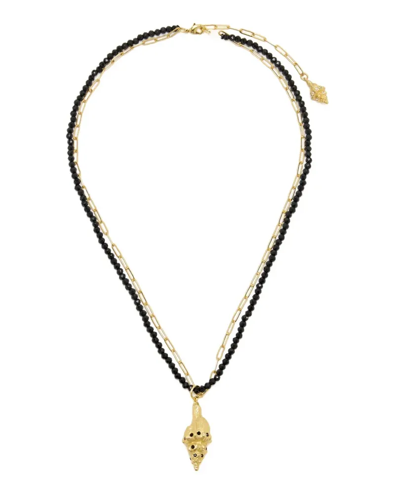 Oceanus shell-motif necklace - Gold Gold