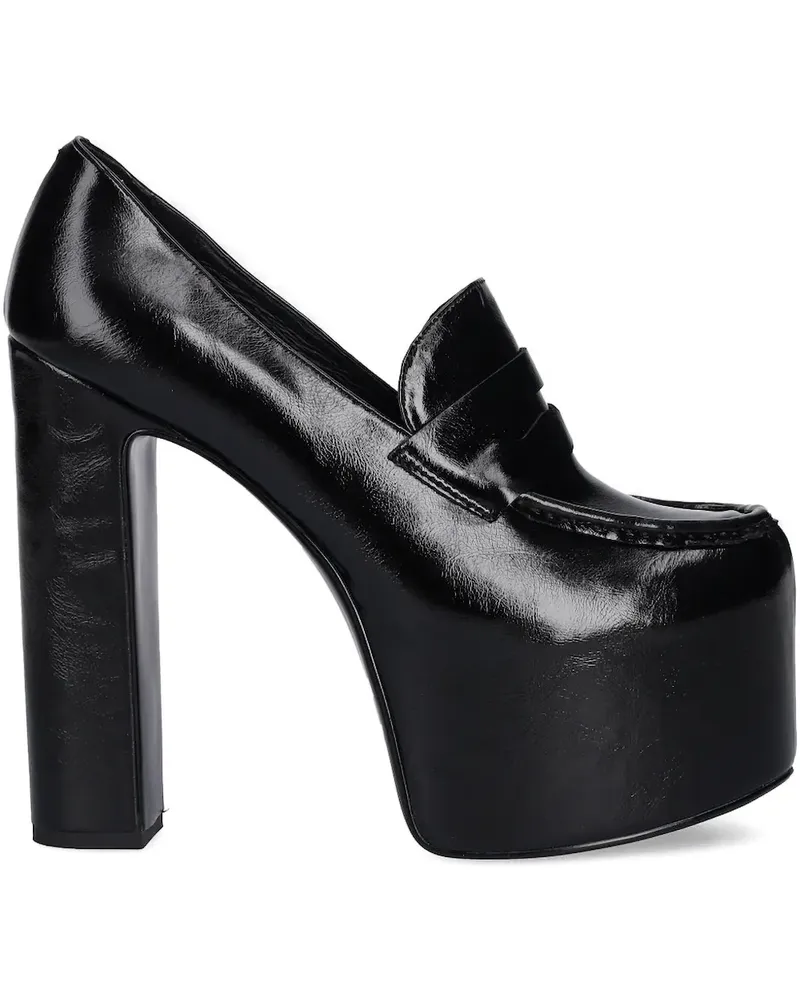 Jeffrey Campbell Penny-Pumps mit Schlitzdetail 155mm - Schwarz Schwarz