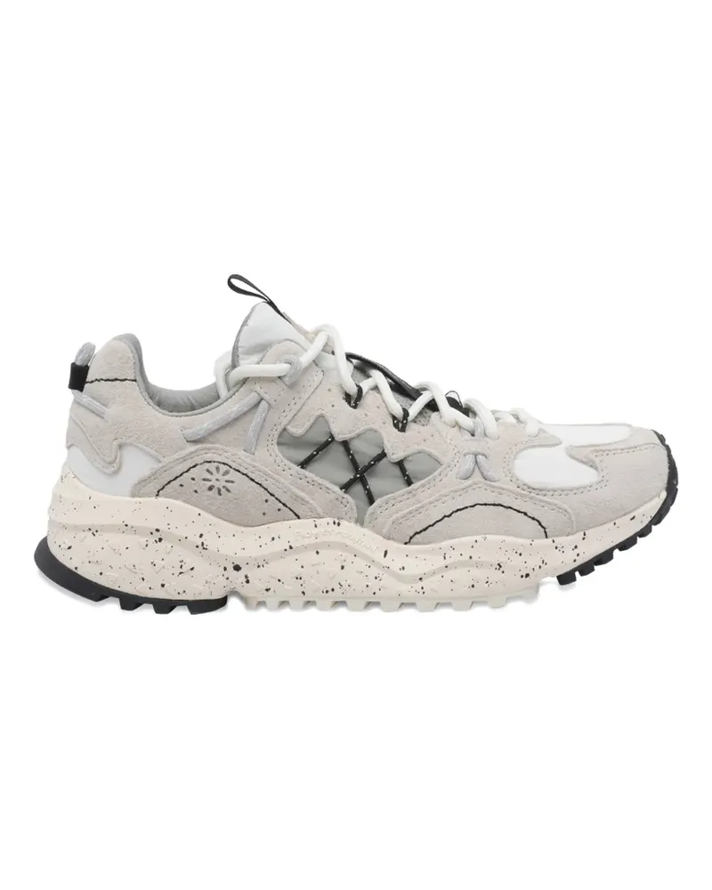 Flower MOUNTAIN Yamabushi round toe suede sneakers - Grau Grau