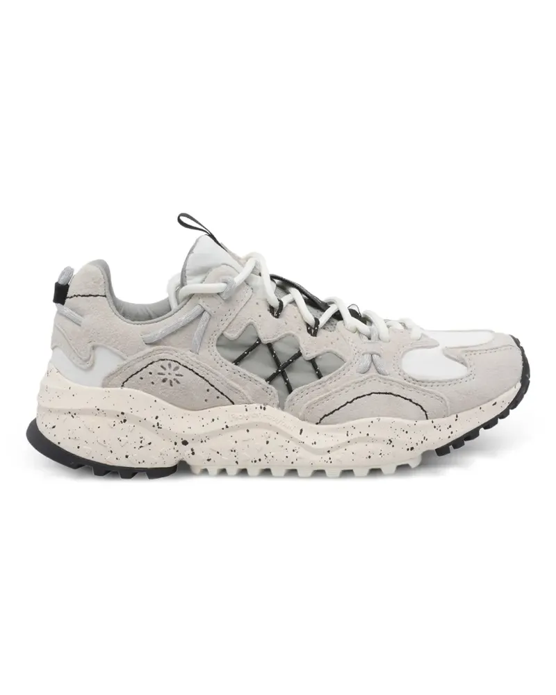 Flower MOUNTAIN Yamabushi round toe suede sneakers - Grau Grau