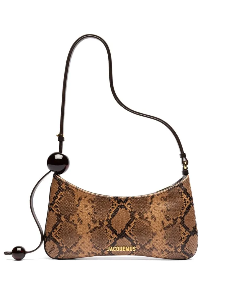 Jacquemus Le Bisou Perle Schultertasche - Braun Braun