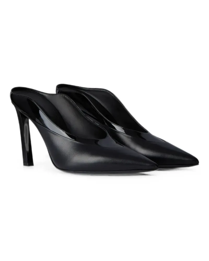 Givenchy pointed-toe panelled mules - Schwarz Schwarz