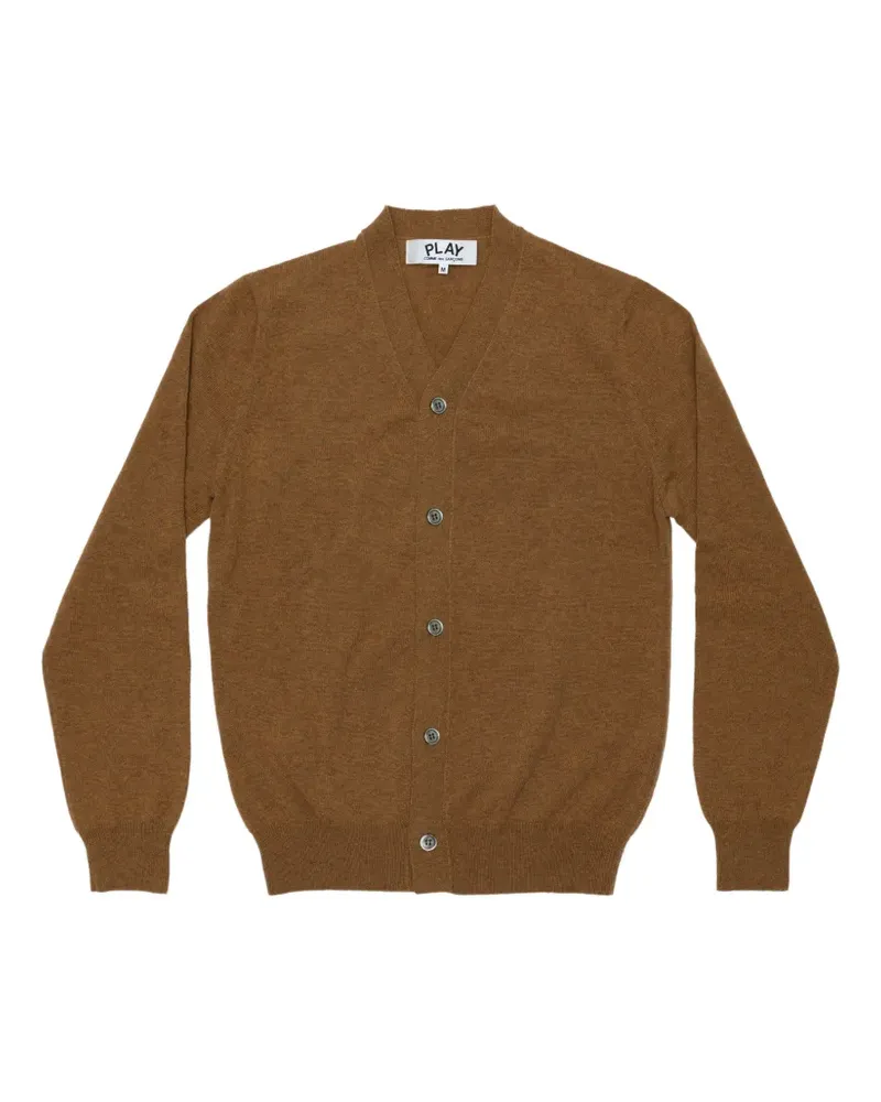 Comme des Garçons Play Cardigan mit Logo-Patch - Braun Braun