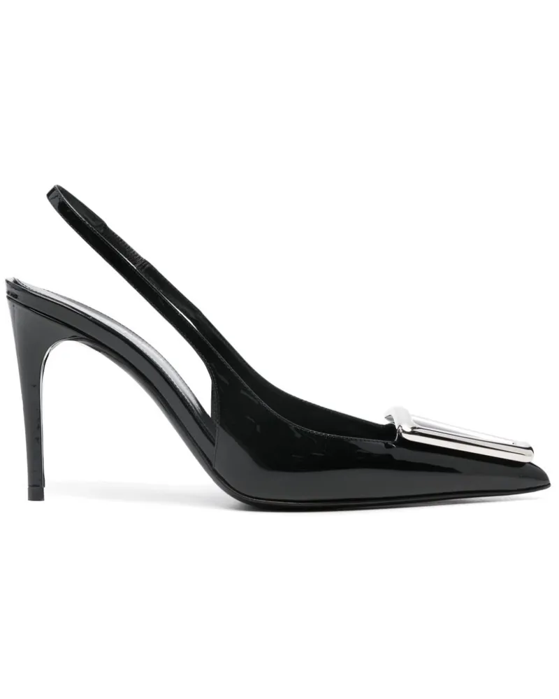 Saint Laurent Slingback-Pumps 95mm - Schwarz Schwarz