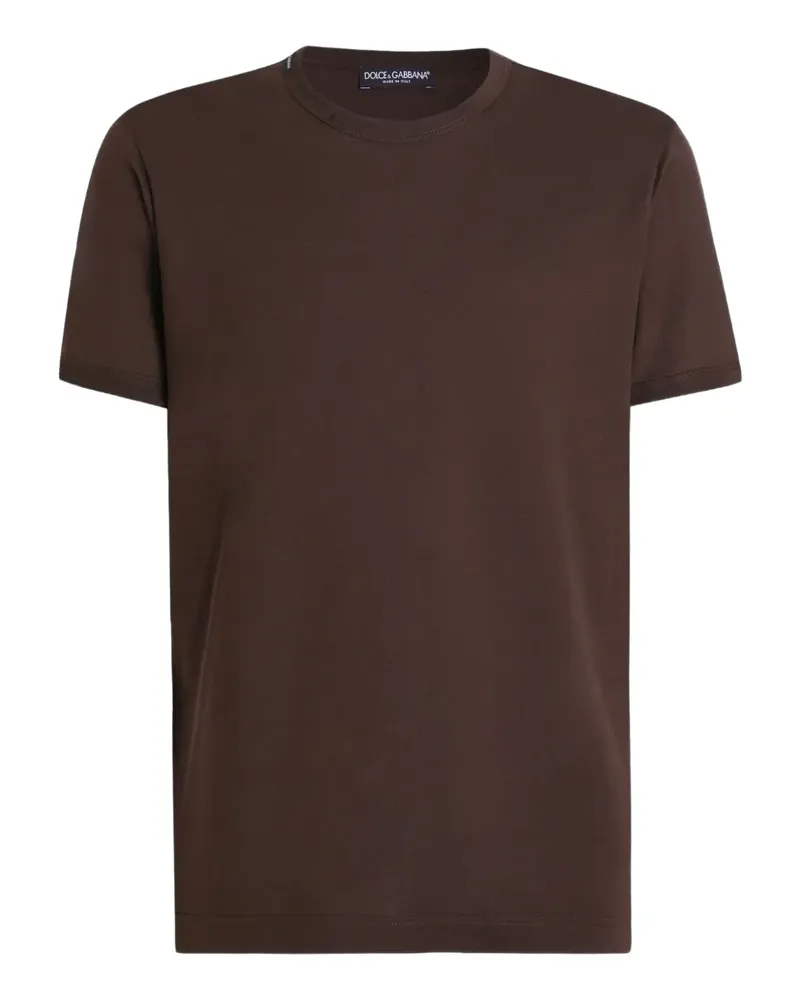 Dolce & Gabbana T-Shirt mit rundem Ausschnitt - Braun Braun
