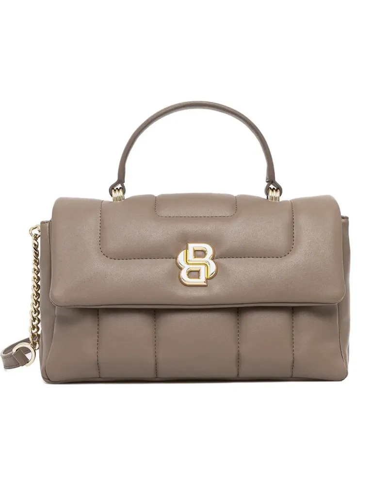 HUGO BOSS Icon quilted logo-detail tote bag - Braun Braun