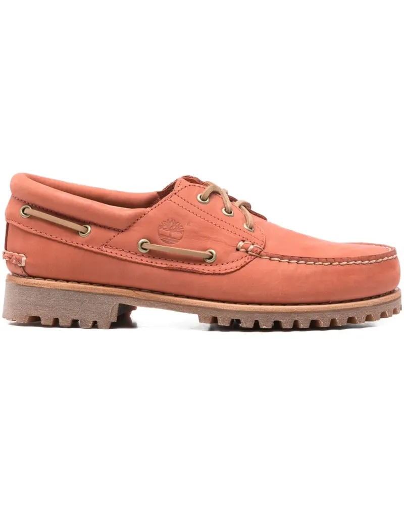 Timberland leather boat shoes - Rot Rot