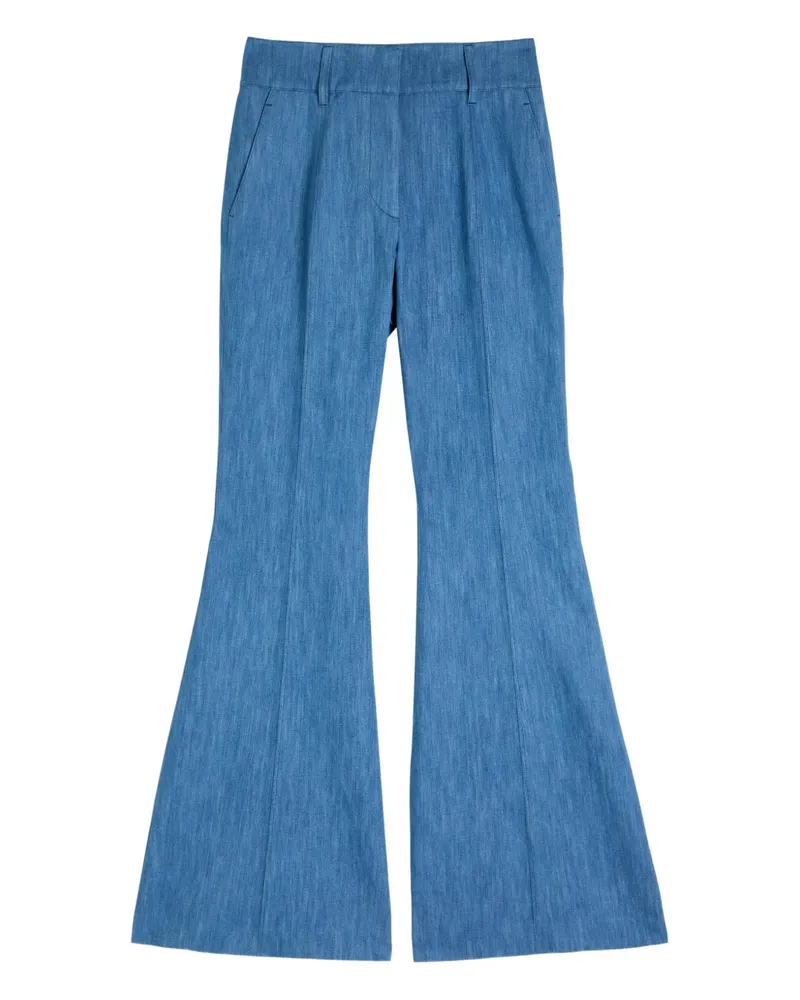 Gabriela Hearst Rhin flared trousers - Blau Blau