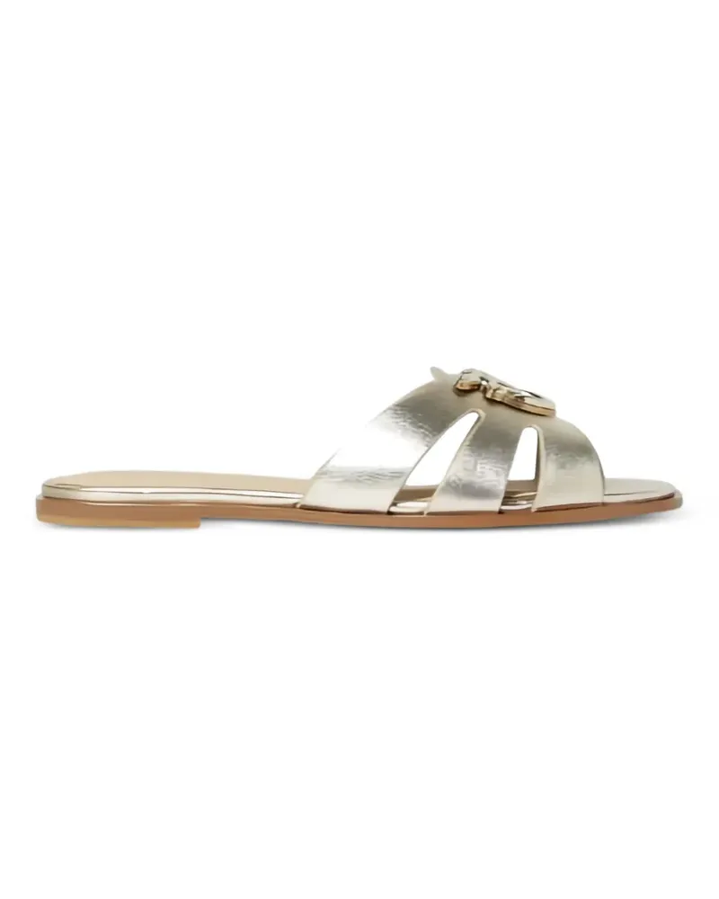 Pinko Flache Milly Sandalen - Gold Gold