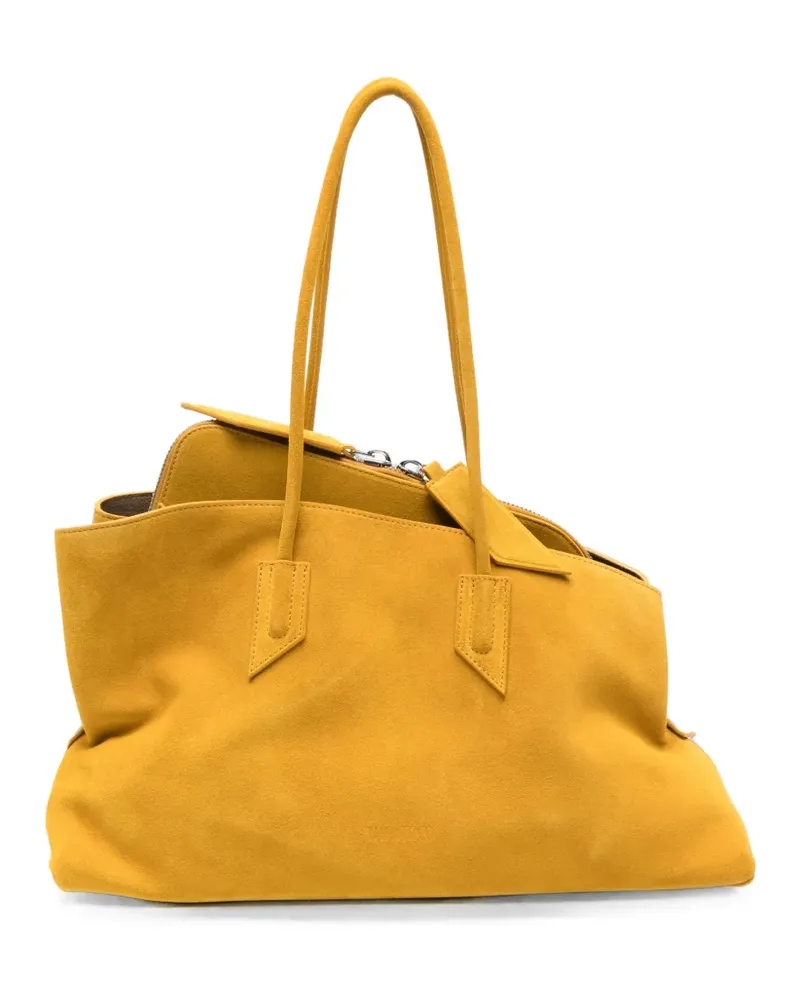 ATTICO Mittelgroßer La Passeggiata Tote Bag mit geometrischem Gestell - Gelb Gelb