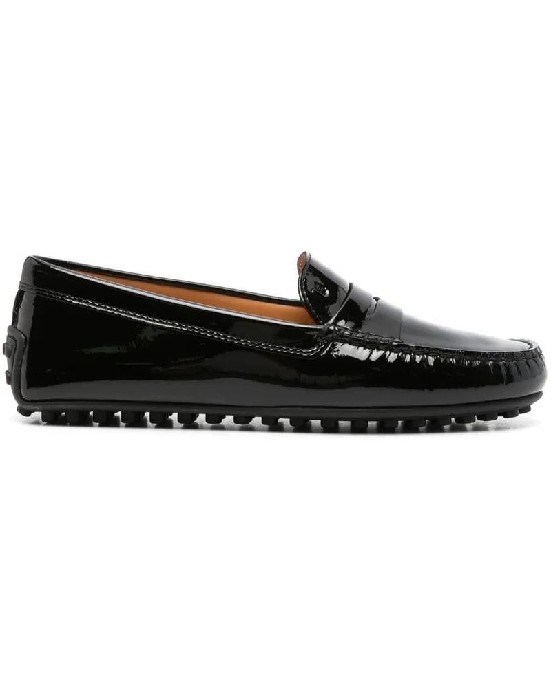TOD'S Penny-Loafer aus Lackleder - Schwarz Schwarz
