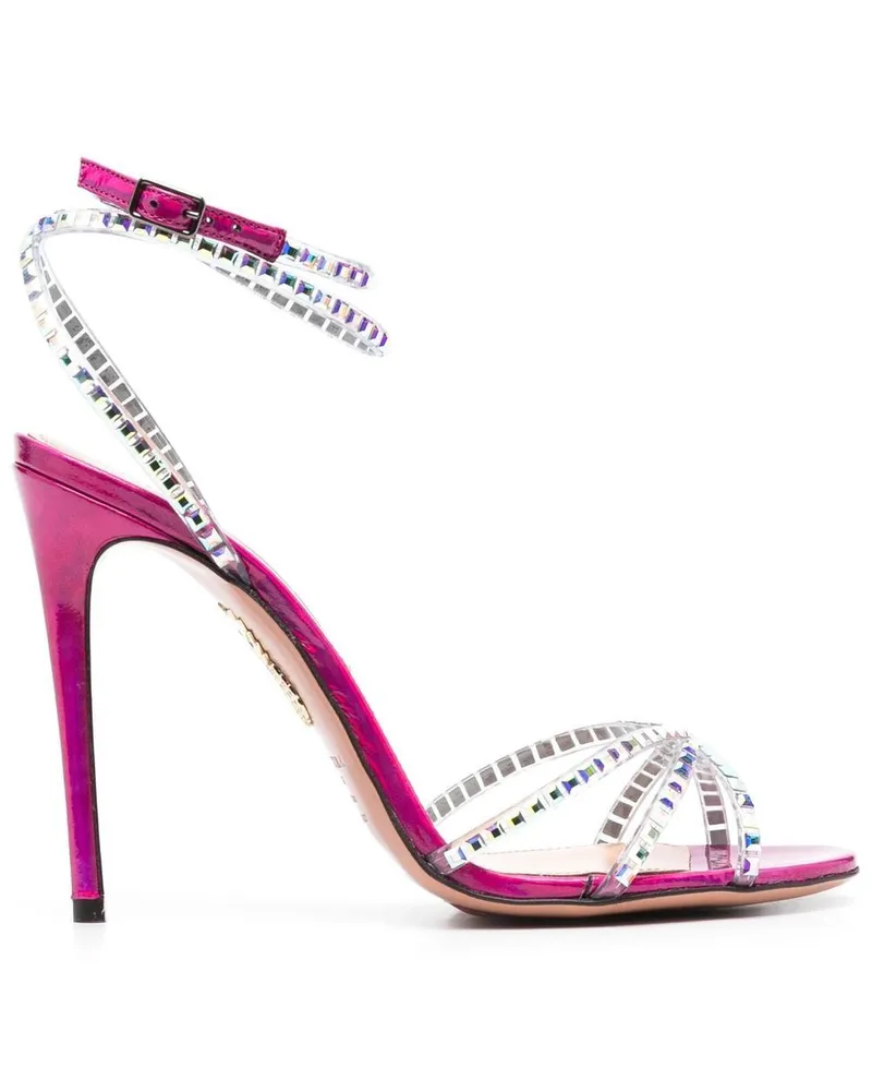 Aquazzura Verzierte Sandalen - Rosa Rosa