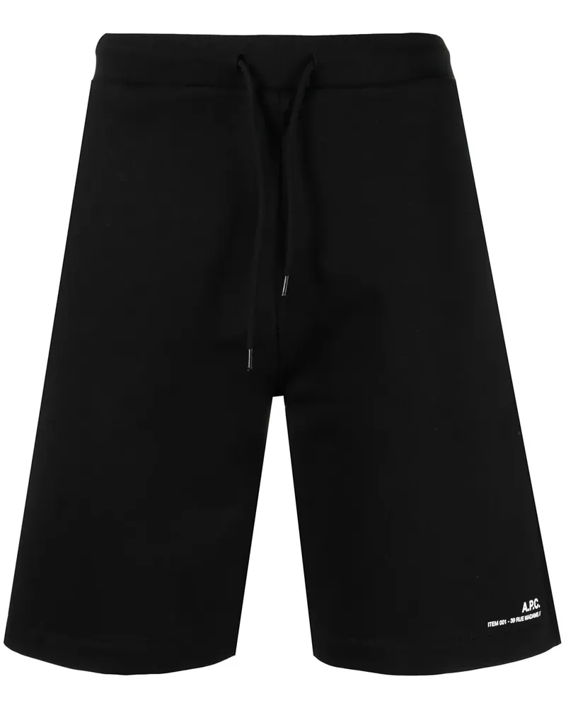 A.P.C. Item Jogginghose - Schwarz Schwarz