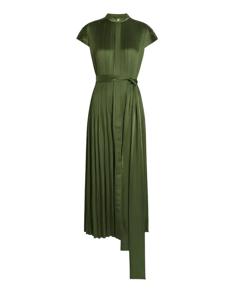 Joseph pleated belted midi dress - Grün Grün