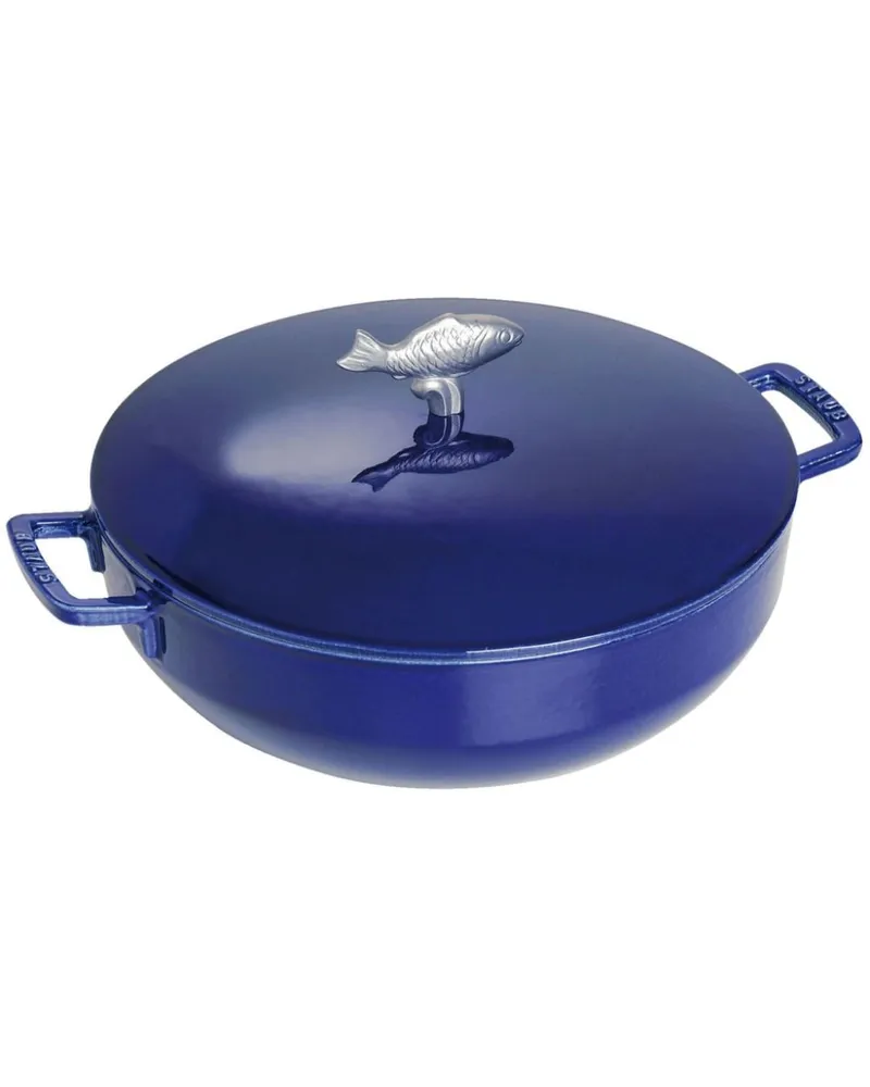 Staub Gusseisen-Kasserolle (28cm) - Blau Blau
