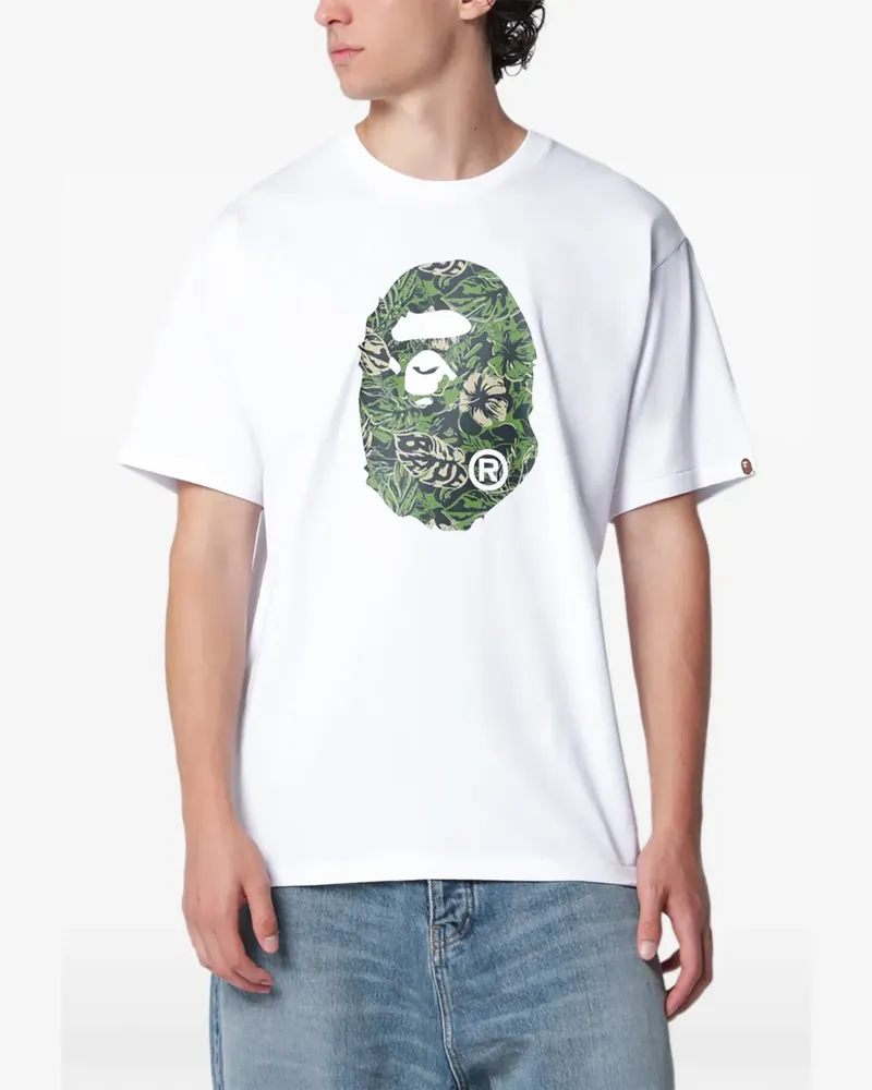 BAPE Palm Resort T-Shirt - Weiß Weiß