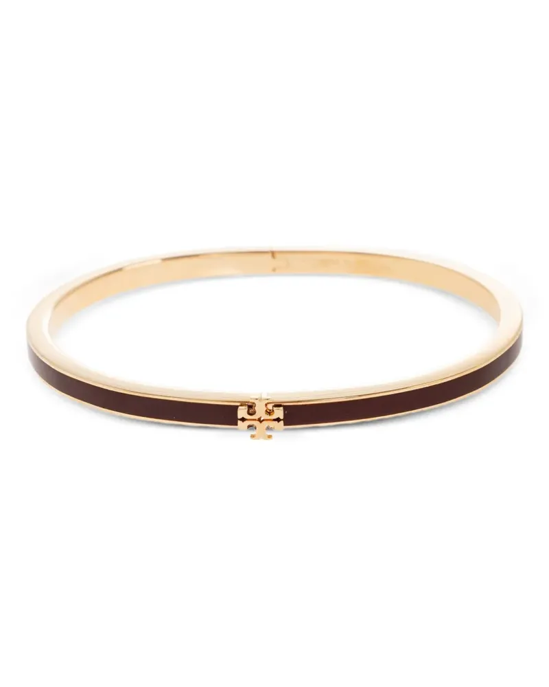 Tory Burch Icon Thin enamel bracelet - Gold Gold