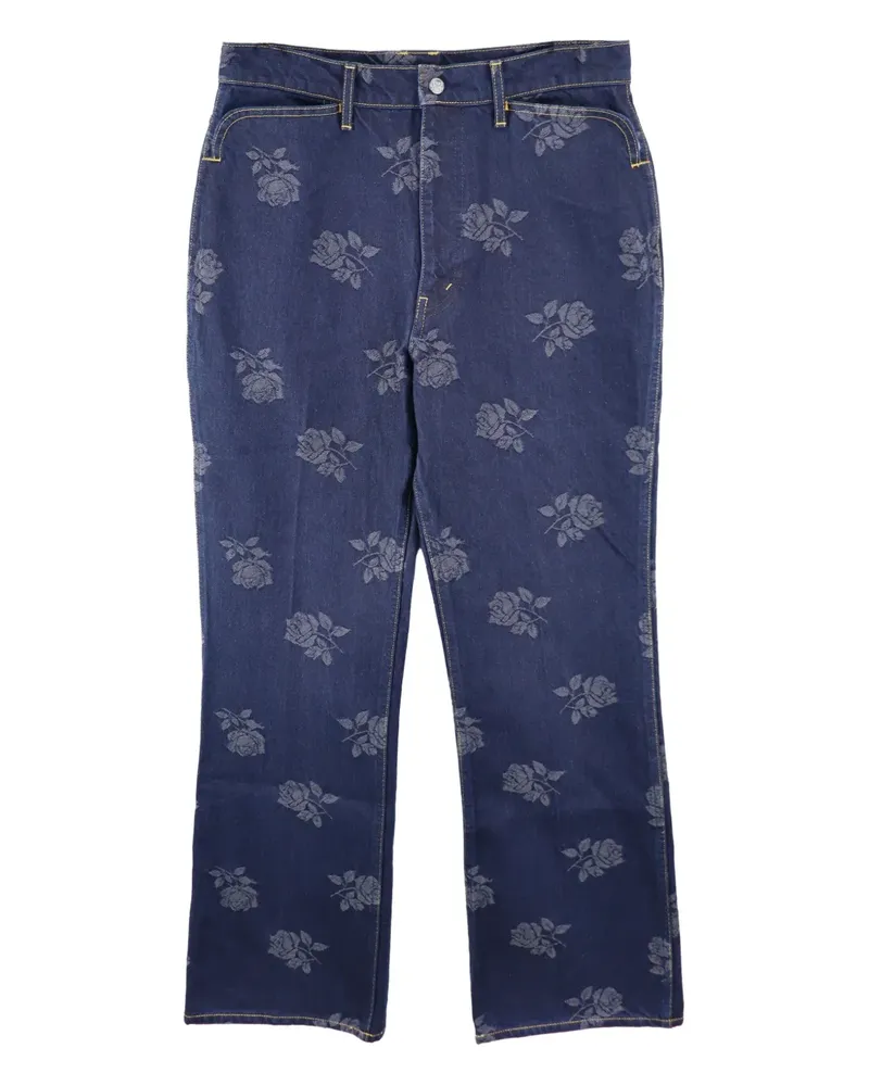 NEEDLES Bootcut-Jeans - Blau Blau