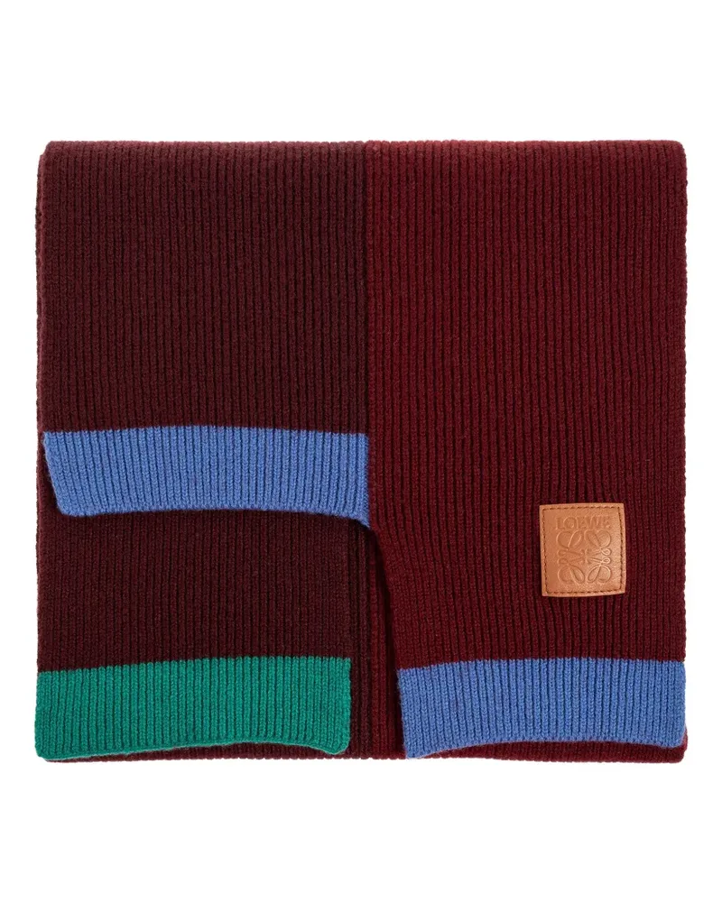 Loewe Asymmetrischer Schal - Rot Rot