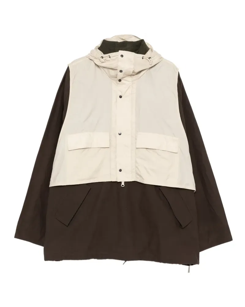 Barbour x Kaptain Sunshine Smock Jacke - Braun Braun