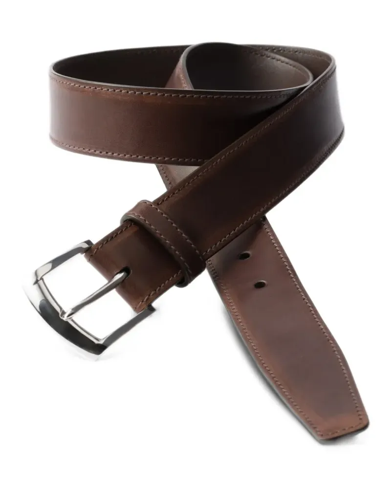Prada Gürtelriemen aus Leder - Custom Belts - Braun Braun