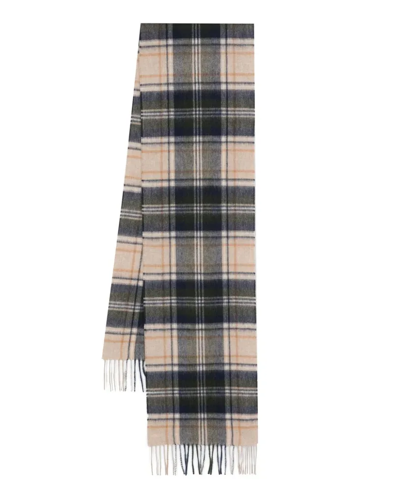 Barbour Schal mit Schottenkaromuster - Nude Nude