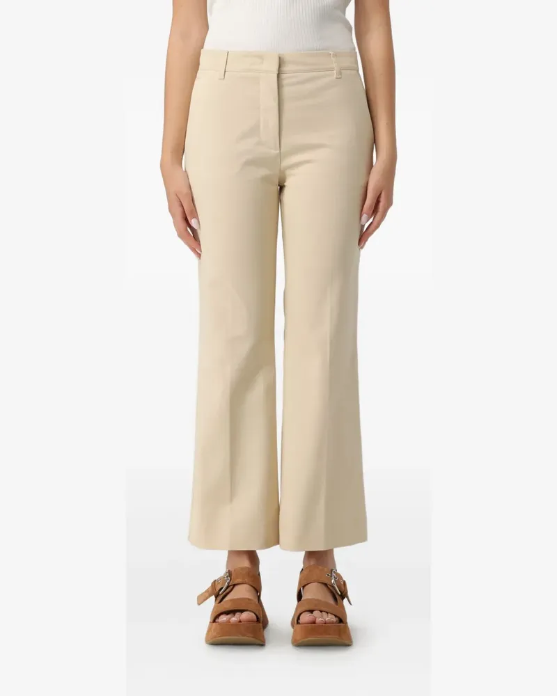 Max Mara Hose aus Leinen - Nude Nude