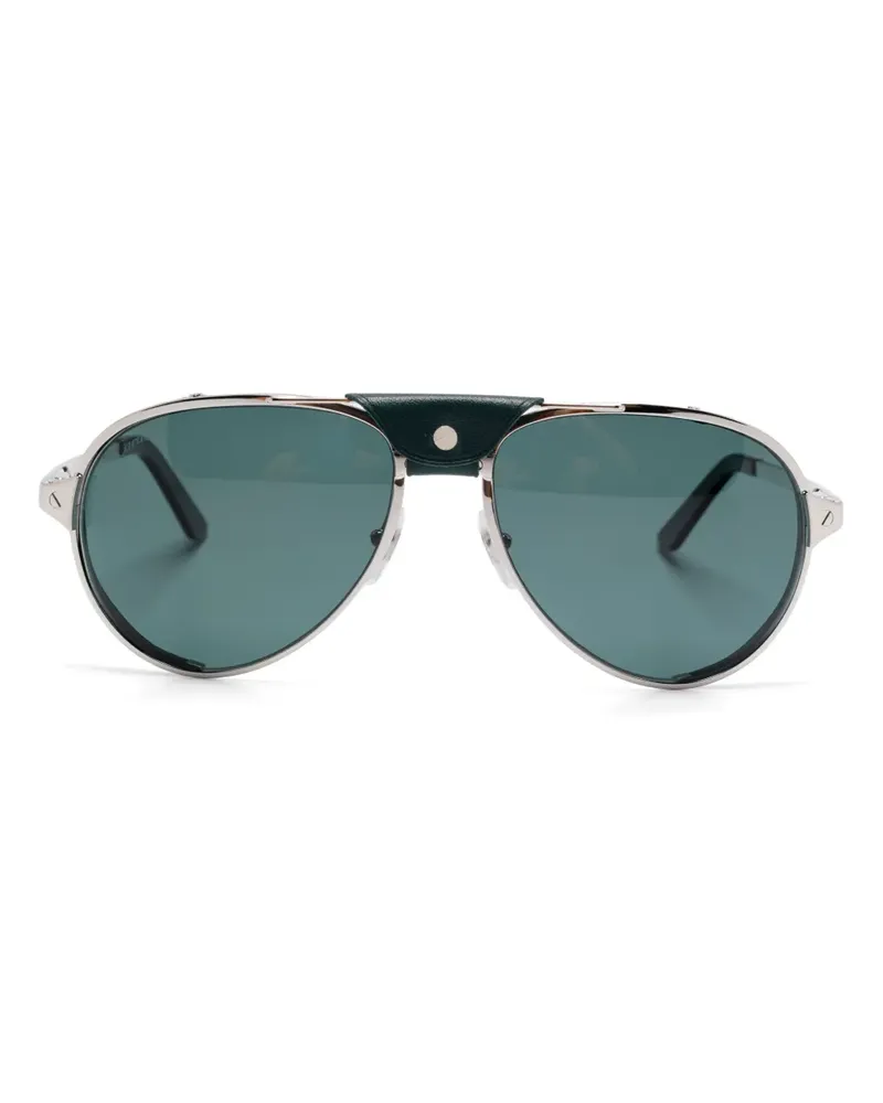 Cartier Getönte Pilotenbrille - Silber Silber