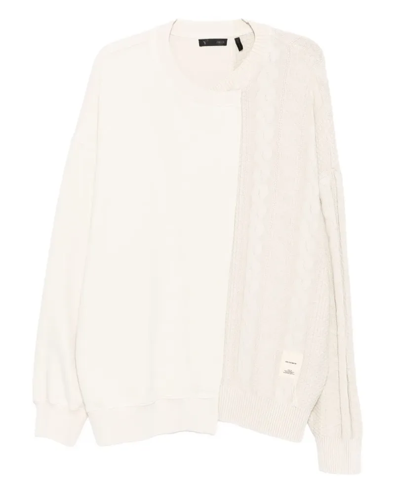 FIVE CM Sweatshirt mit Logo-Stickerei - Nude Nude