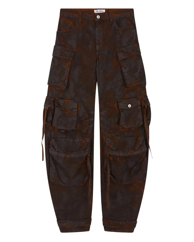 ATTICO cargo pocket trousers - Braun Braun