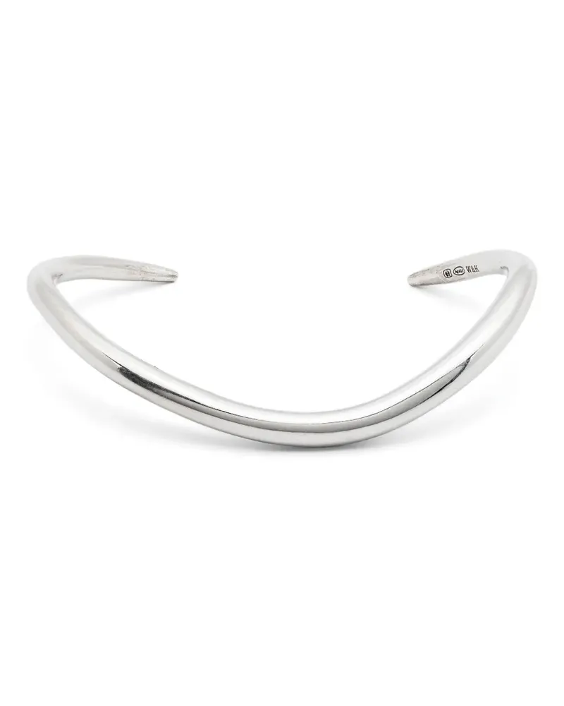 Wouters & Hendrix Wavy bangle bracelet - Silber Silber