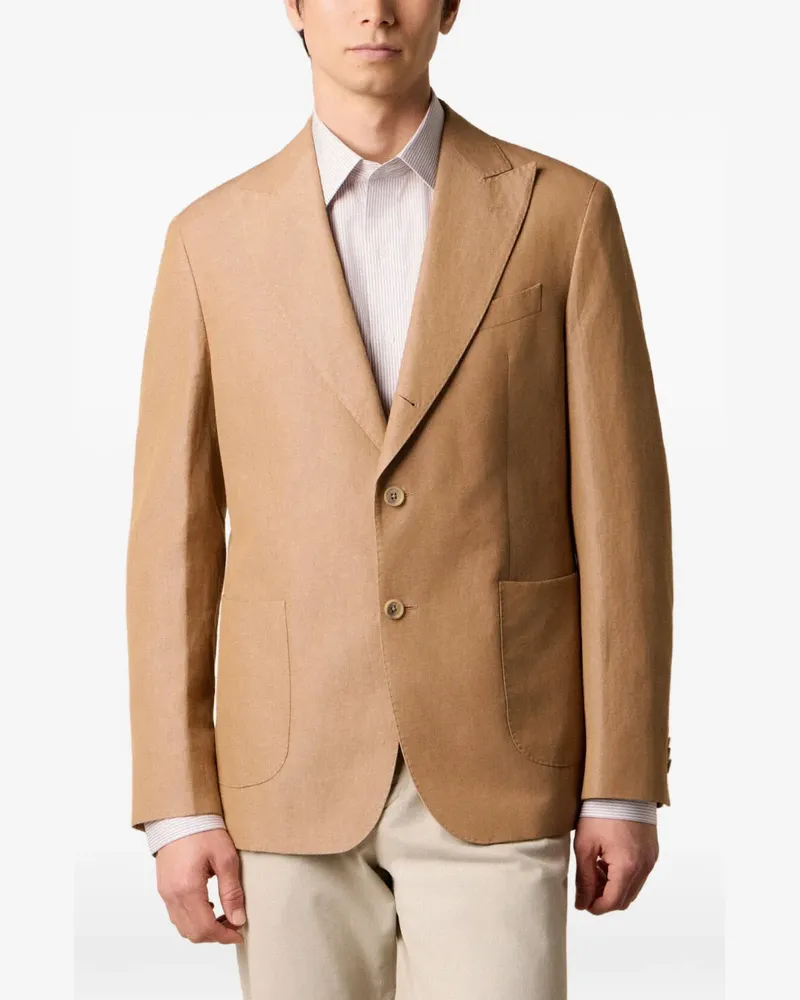 Brooks Brothers Sakko mit drei Knöpfen - Nude Nude