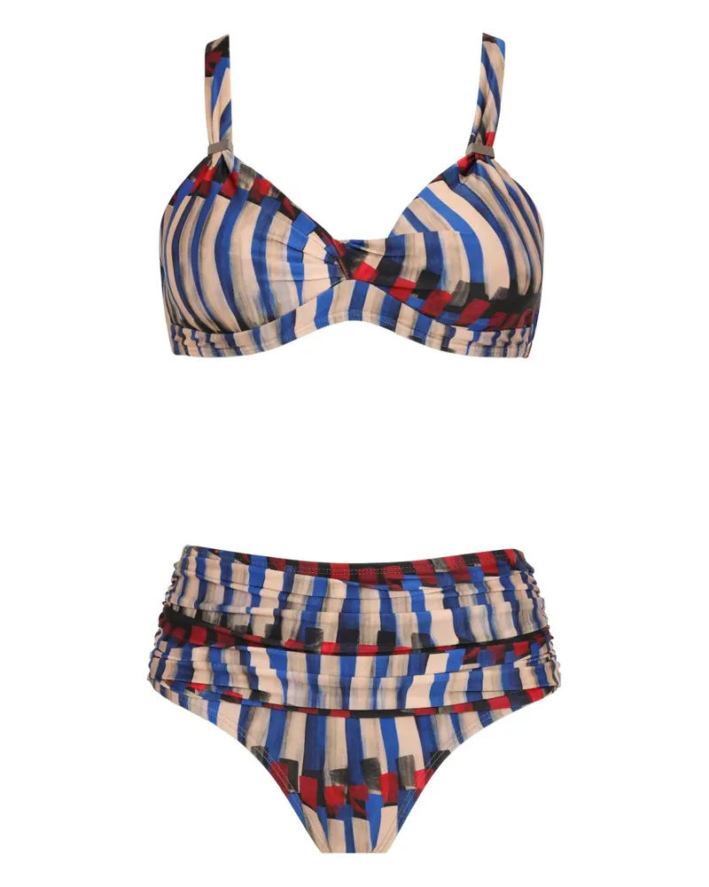 Lygia & Nanny Marianne printed bikini set - Blau Blau