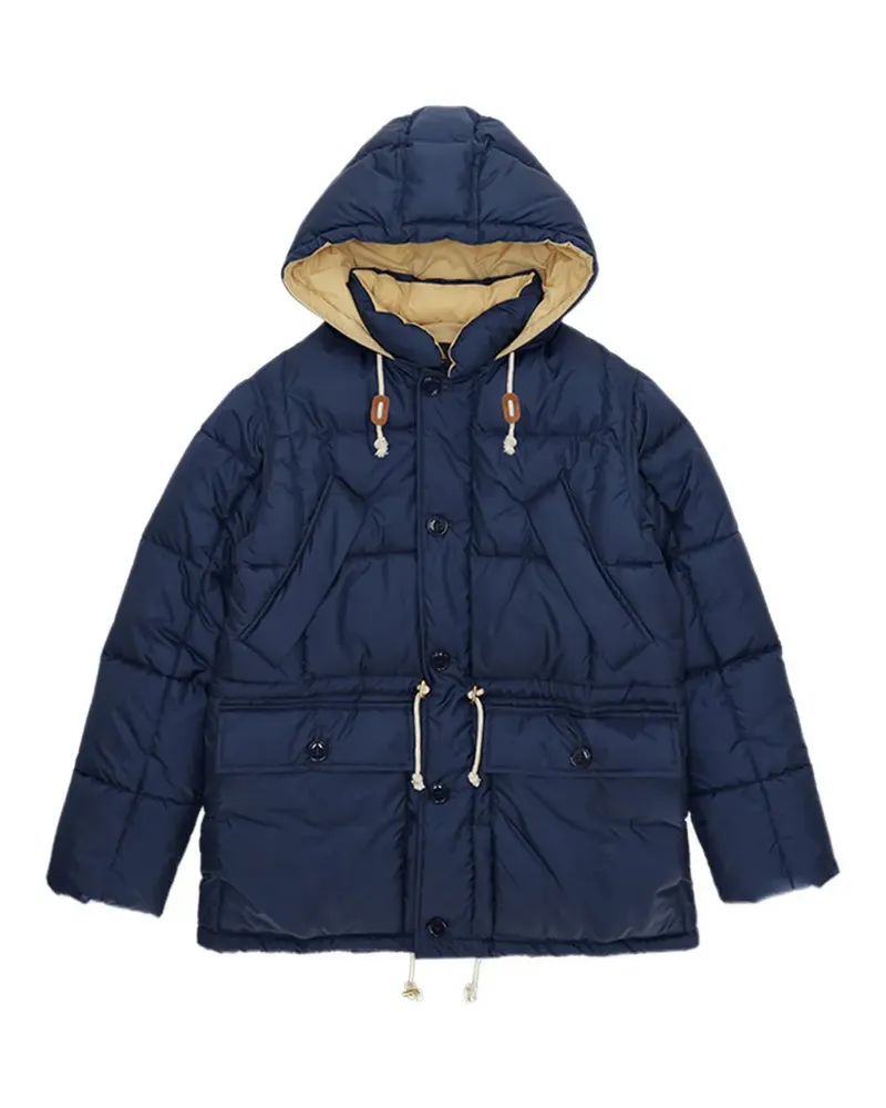 Fortela quilted hooded jacket - Blau Blau