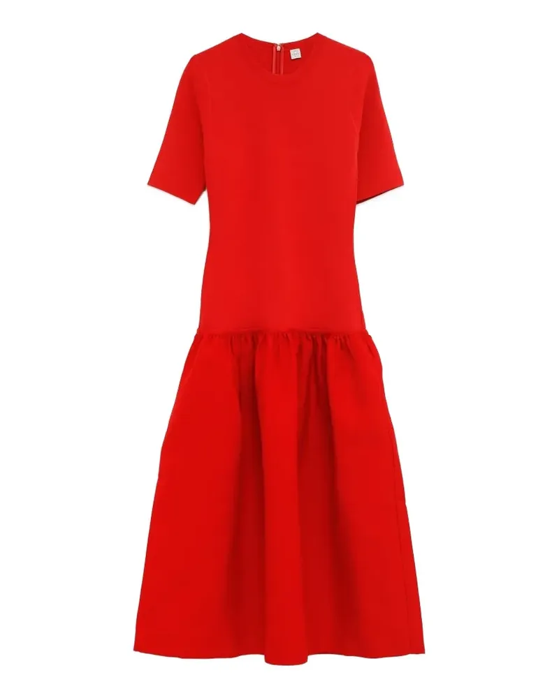Totême Twinflower midi dress - Rot Rot