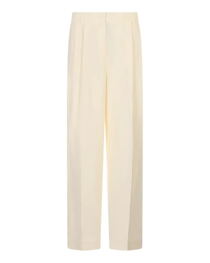 Fabiana Filippi pleated straight-leg trousers - Nude Nude
