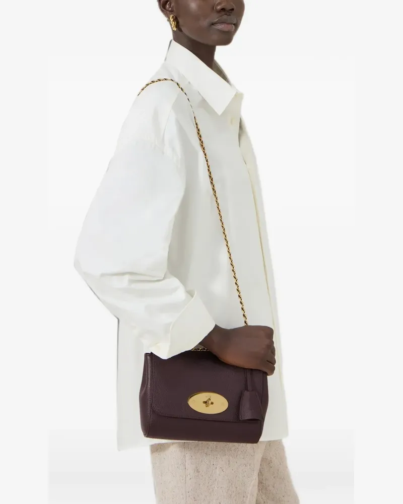 Mulberry Lily grained leather shoulder bag - Violett Violett
